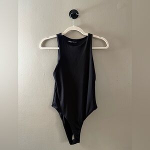 Zara Black Sleeveless Bodysuit